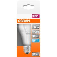 OSRAM E27 led bonbilla estandarra, 5,5W, argi neutroa (4000k), 1 ale