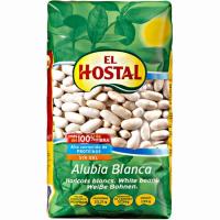 Alubia blanca larga selecta EL HOSTAL, paquete 1 kg