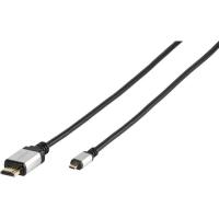 VIVANCO 42205 Mikro HDMI kablea, High Speed Ethernetera, 1,2 m