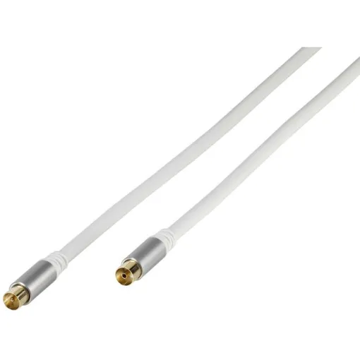 Cable de antena 110 Db con adaptador, 43150 VIVANCO, 5 metros