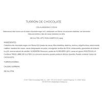 Turrón de choco-almendra c/ stevia RAFA GORROTXATEGI, caja 250 g