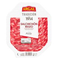 Plato de salchichón Regio origen Navarra ARGAL, bandeja 70 g