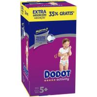 Pañal 12-17 kg Talla 5 Extra DODOT ACTIVITY, caja 96 uds