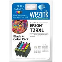 4 koloreko tintako XL kartutxoen sorta, Epson T29-rekin bateragarria, 1 ale