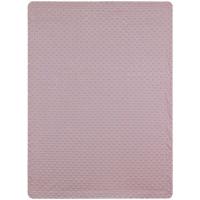 Manta de bebé de color rosa, tacto extrasuave INTERBABY, 80X110cm