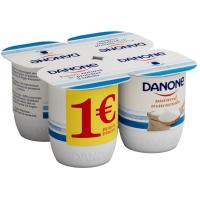 Yogur natural azucarado DANONE, pack 4x120 g