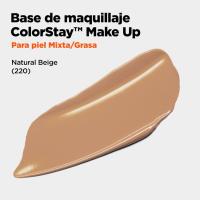 Base maquillaje Colors. Oily Natural Beig 220 REVLON, pack 30 ml