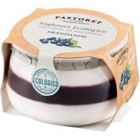 Yogur ecológico sabor arándanos EL PASTORET, tarro 135 g