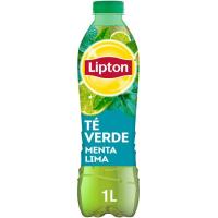 Refresco de té verde a la menta LIPTON, botella 1 litros