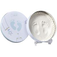 Baby Prints azul, huella de bebé en arcilla blanca ideal para regalar BABY ART