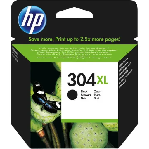 Cartucho de tinta original negro, N9K08AE, 304 XL HP, 1 ud