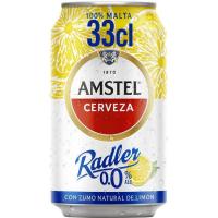 Cerveza 0,0 AMSTEL Radler, lata 33 cl