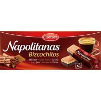 Bizcochitos de napolitanas CUÉTARA, caja 117 g