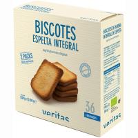 Biscotes de espelta integral VERITAS, caja 300 g