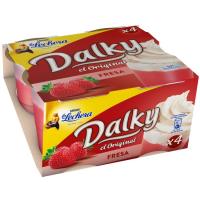 Dalky de fresa-nata LA LECHERA, pack 4x100 g