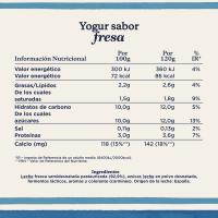 Yogur sabor a fresa DANONE, pack 4x120 g