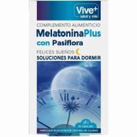 Melatonina Plus con pasiflora VIVE+, caja 30 unid.