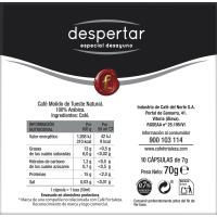 Café despertar compatible Dolce Gusto FORTALEZA, caja 10 uds