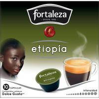 Café Etiopía compatible Dolce Gusto FORTALEZA, caja 10 uds