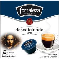 FORTALEZA Forte kafe kafeinagabea, bateragarria Dolce Gustorekin, kutxa 10 ale