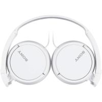 Auriculares de diadema blancos con micrófono, MDR-ZX110APW SONY