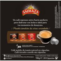 Café extrafuerte compatible Nespresso SAIMAZA, caja 20 uds