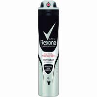 Desodorante para hombre antibac. invisible REXONA, spray 200 ml