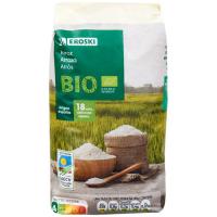 EROSKI arroz ekologiko biribila, paketea 500 g