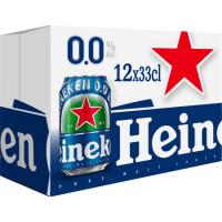 Cerveza 0.0% HEINEKEN, pack lata 12x33 cl