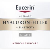 Crema de noche +Elasticity EUCERIN Hyaluron-Filler, tarro 50 ml