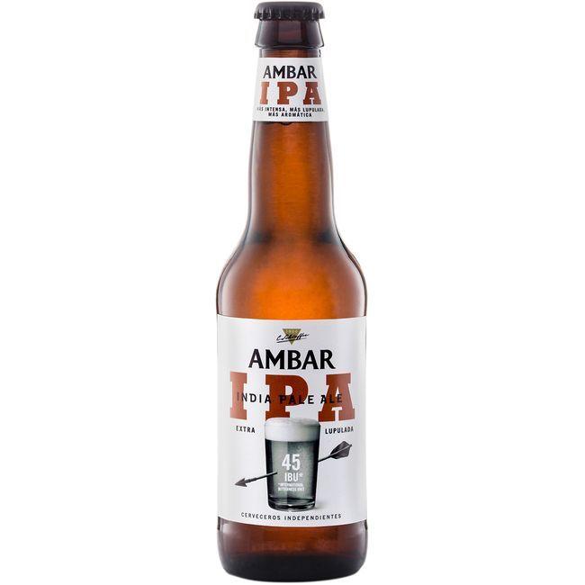 precios Cerveza Ipa Ambar, Botellín 33 Cl en Eroski
