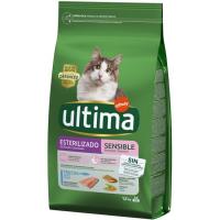 Alimento gato esterilizado sensible ULTIMA, saco 1,5 kg