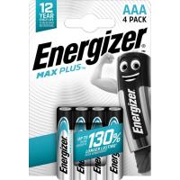 Pila alcalina Max plus LR03 (AAA) ENERGIZER, pack 4 uds