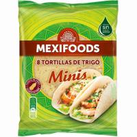 Tortilla de trigo mini MEXIFOODS, bolsa 250 g
