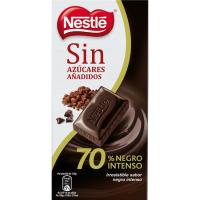 Chocolate negro 70% sin azúcar NESTLÉ, tableta 125 g