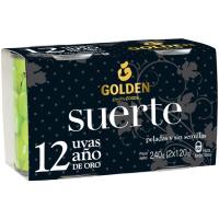 12 Uvas año oro GOLDEN, pack 2x120 g