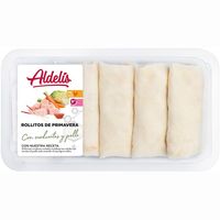 Rollitos de primavera-pollo ALDELIS, 4 uds., bandeja 288 g