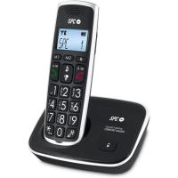 Teléfono inalámbrico negro 7608n Comfort Kaisser SPC
