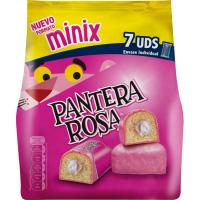 Minix pantera rosa BIMBO, 7 uds., paquete 161 g