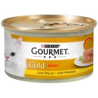 GOURMET GOLD FONDANT katuentzako oilasko jakia, lata 85 g