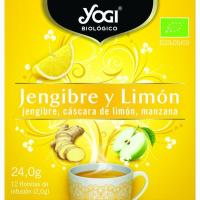 Té de jengibre-limón YOGI, caja 24 g