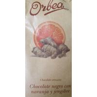 Chocolate con naranja-jengibre ORBEA, tableta 125 g
