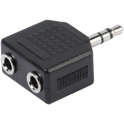 Adaptador Jack 3,5 mm macho a 2 Jack 3,5 mm hembra 46064 VIVANCO