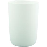 Vaso para baño blanco de polipropileno MSV, 5,5x5,5x9,5cm