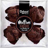 Muffins de cacao con pepitas DULCESOL, paquete 300 g