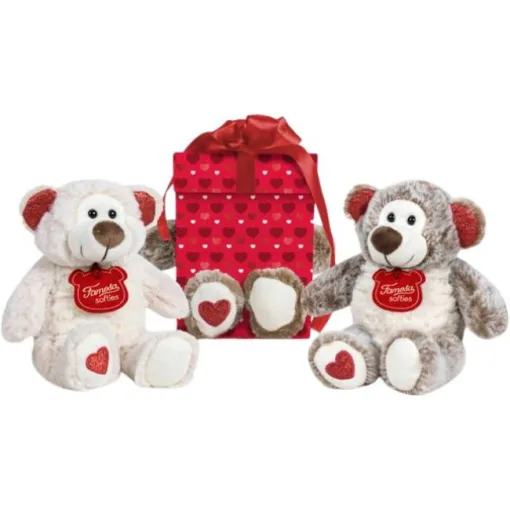 Oso de Peluche Happy Valentine, 32cm, edad rec:+0 meses FAMOSA Softies