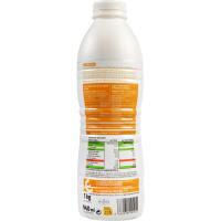 Yogur líquido azúcar de caña EROSKI, botella 1 litro