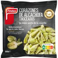 Corazones de alcachofa troceados FINDUS, bolsa 300 g