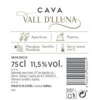 Cava Semi-seco VALL D`LLUNA, botella 75 cl