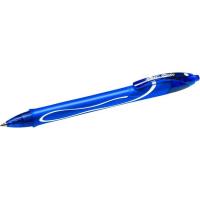 Bolígrafo tinta gel, color: azul, rojo y negro, punta 0.7mm Gelocity Quick Dry BIC